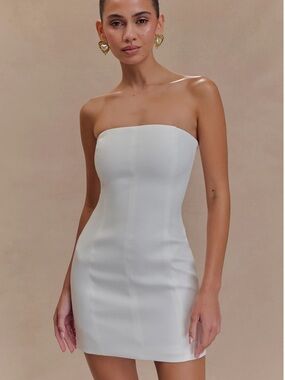 Meshki Maci Crepe Mini Dress